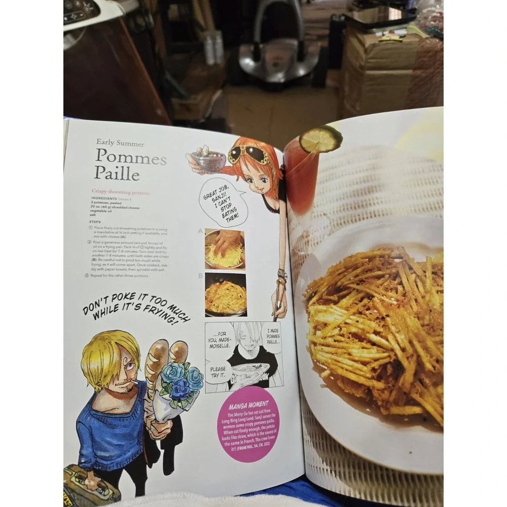 One Piece: Pirate Recipes by Sanji Official One Piece Cookbook - Like New
